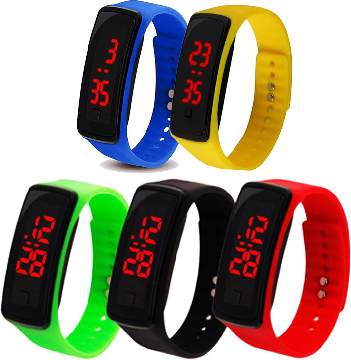 led bracelet watch flipkart