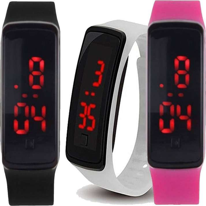 led bracelet watch flipkart