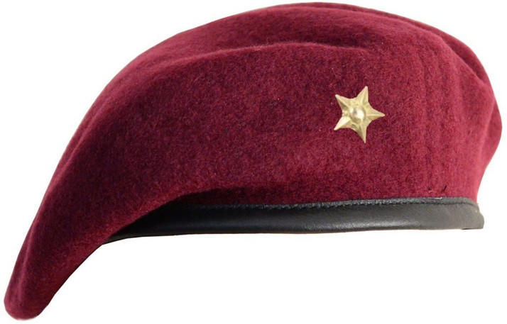 GIABELLA Solid Unisex Woolen Beret Cap 