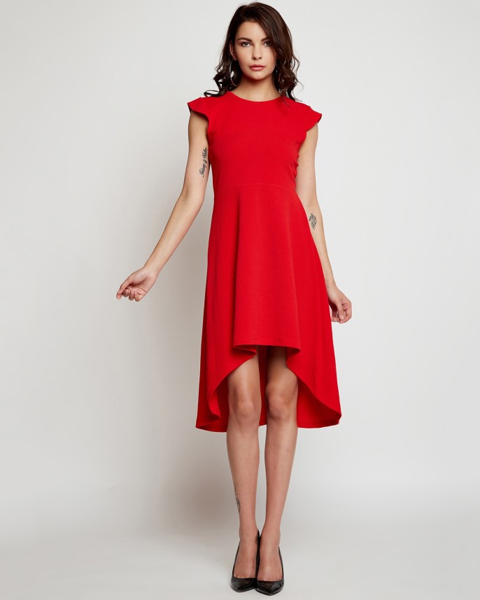 red dress flipkart