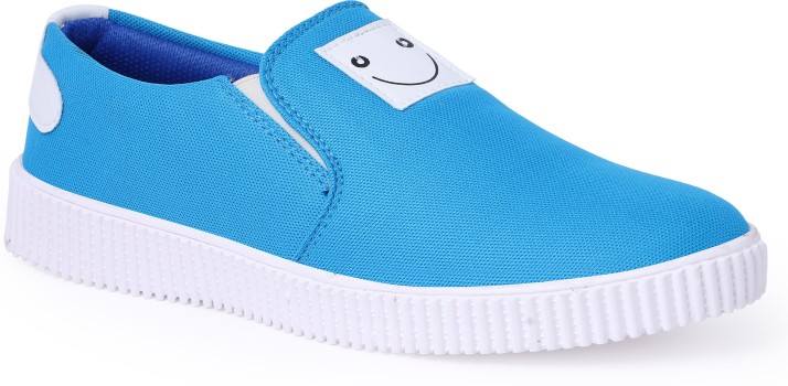 light blue casual shoes