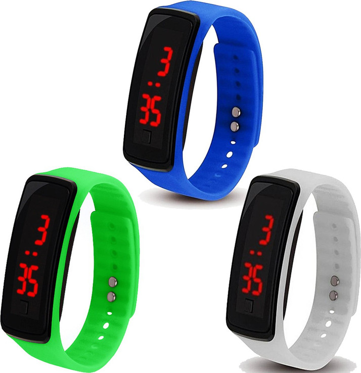 led bracelet watch flipkart