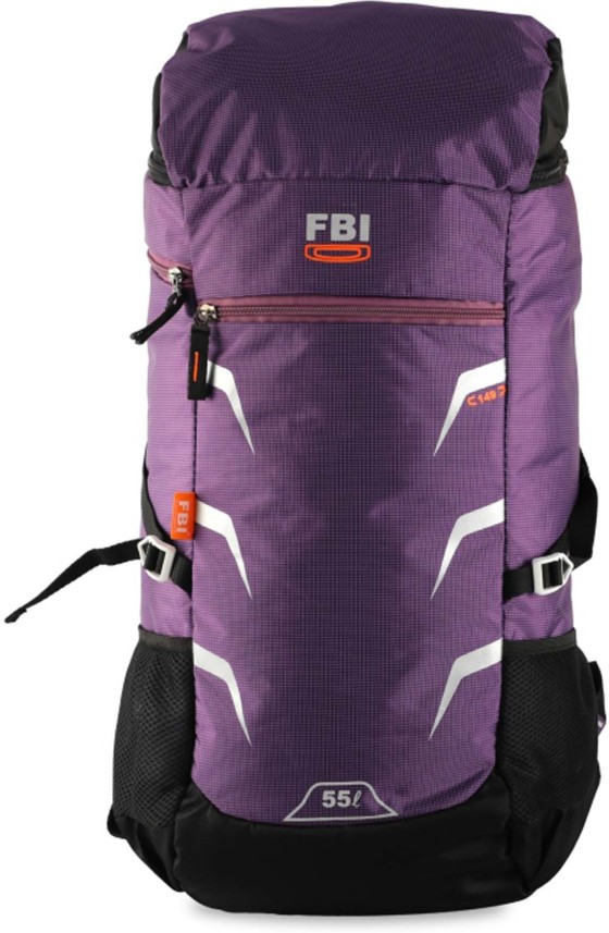 purple travel backpack