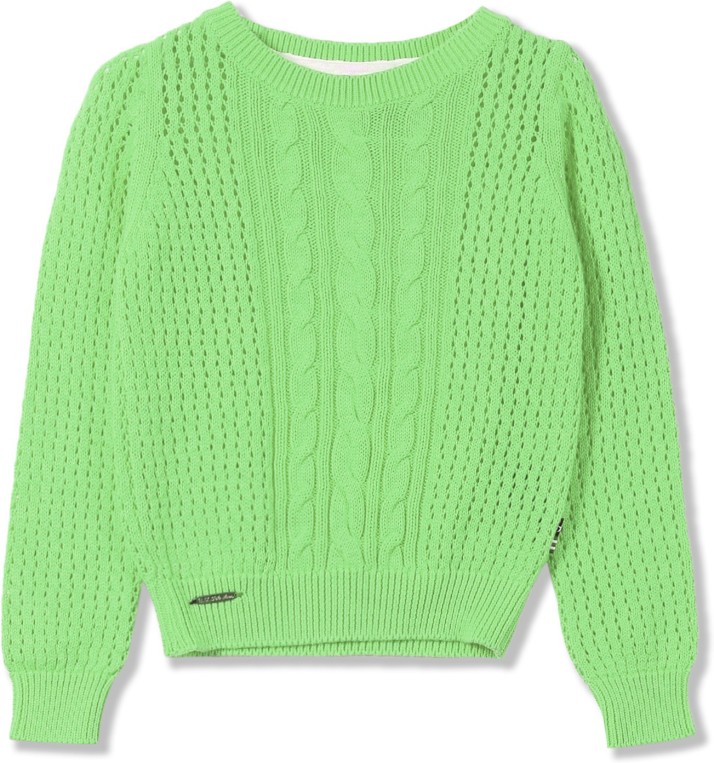 girls green sweater