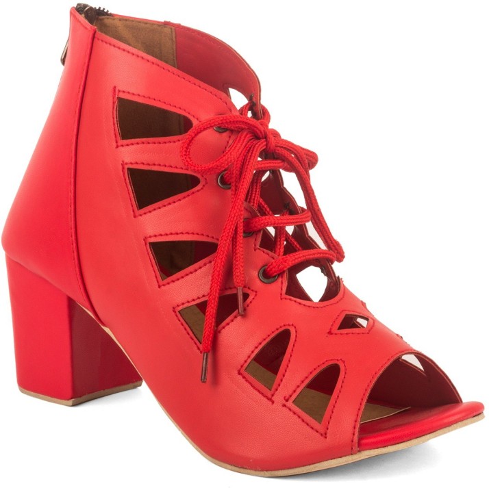 cute red heels
