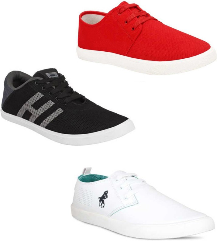 Stonefeet Combo pack of 3 Sneakers For 