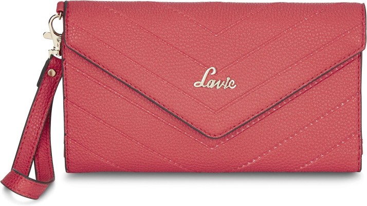 lavie red wallet