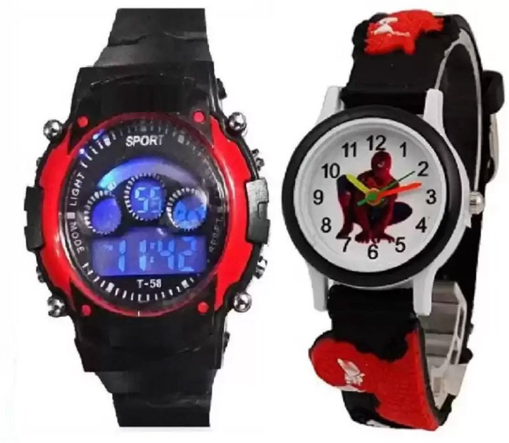 spider man digital watch
