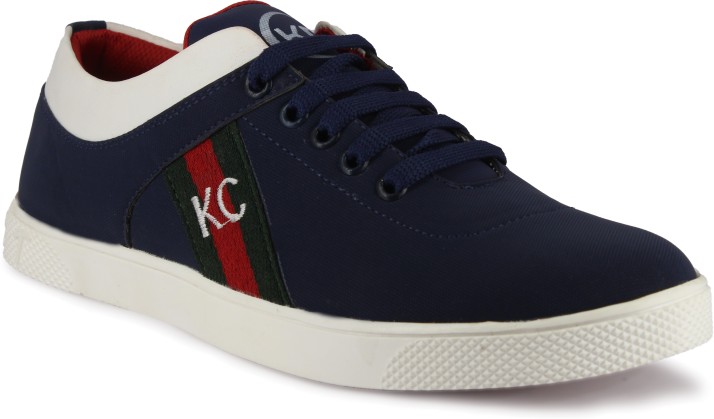 canvas shoes blue colour