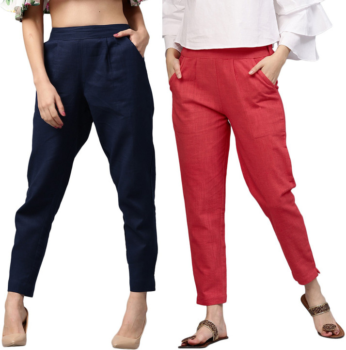 Buy Fashius Slim Fit Women Dark Blue 