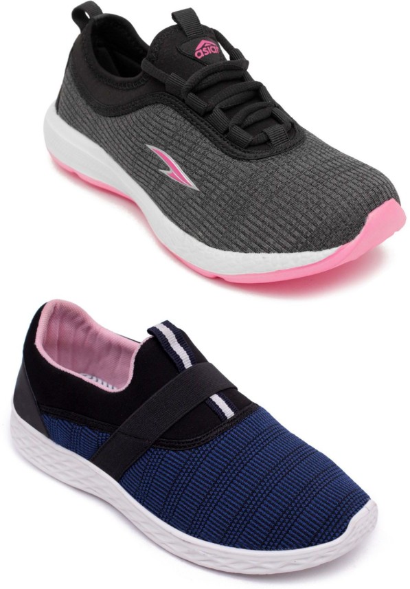 Asian Sketch-14 Black Pink Casual Shoes 