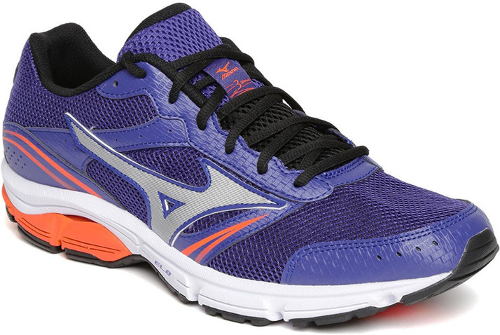 mizuno running mens purple