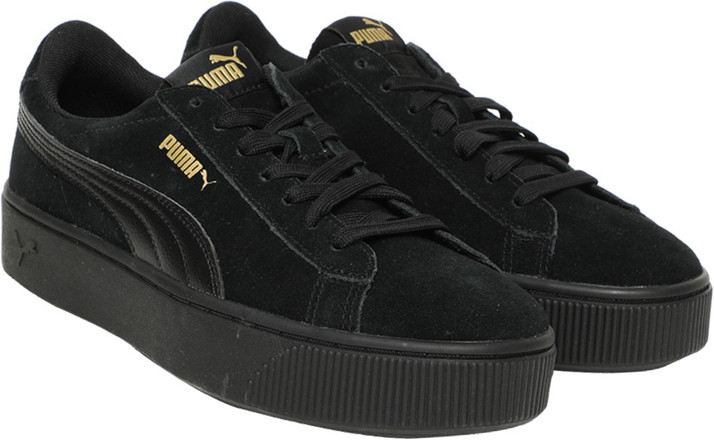 puma vikky stacked all black
