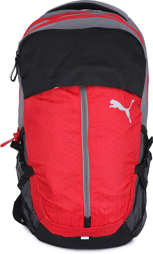 puma unisex red apex laptop backpack