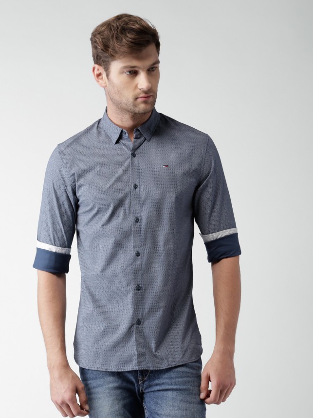 tommy hilfiger men's casual shirts