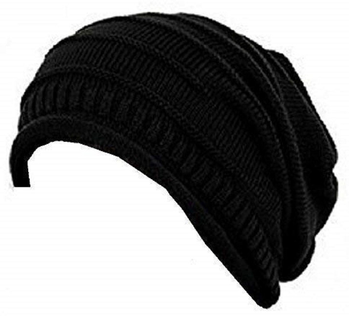 black ski hat