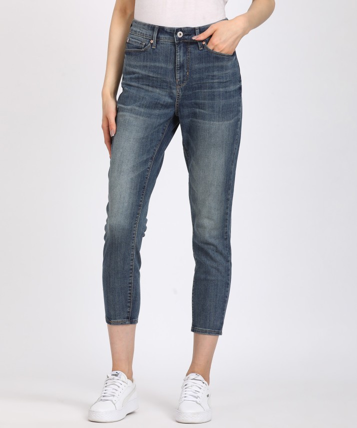 levi's skinny women's blue jeans