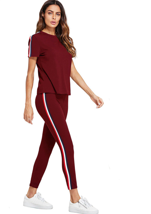 Shocknshop Solid Women Track Suit - Buy 
