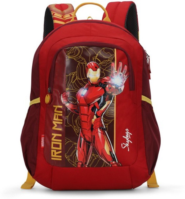 skybags sb marvel plus iron man 35l backpack