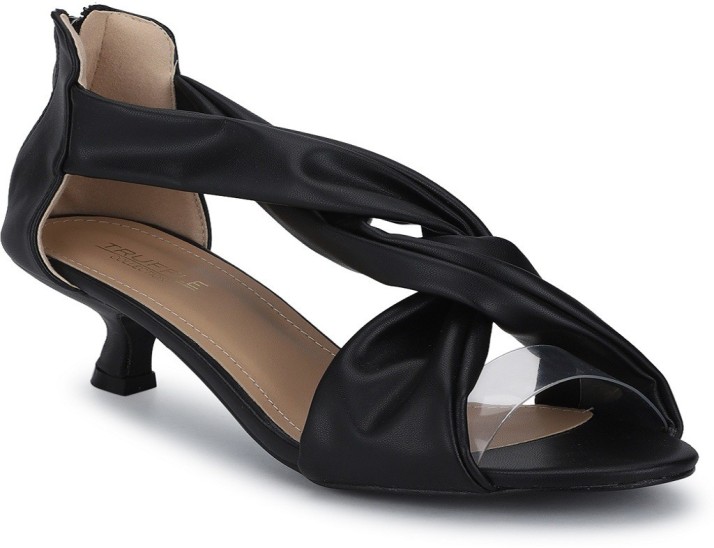 Truffle Collection Women Black Heels 