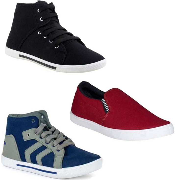 Stonefeet Combo Pack of 3 Sneakers For 