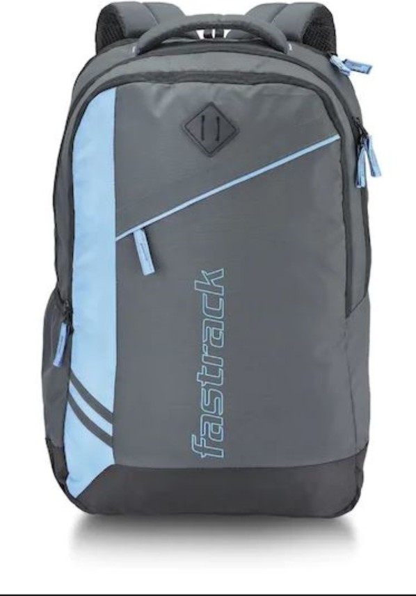 fastrack grey backpack