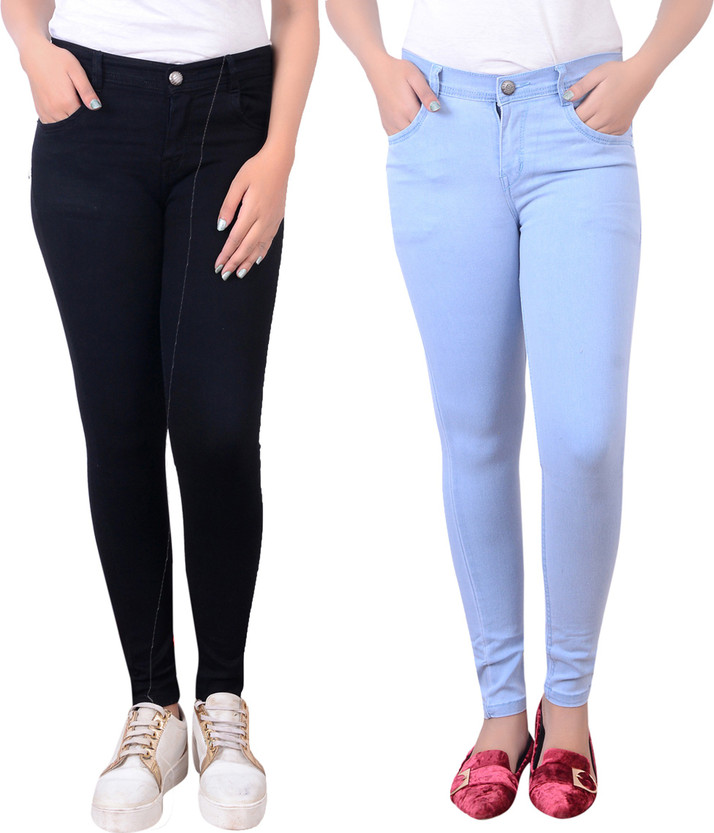 flipkart black jeans for ladies