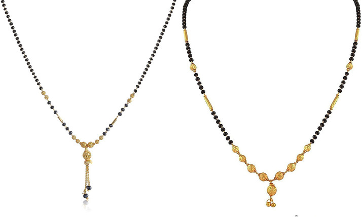 Gold plated mangalsutra flipkart clearance