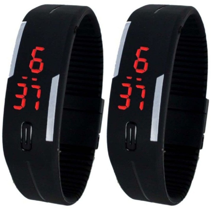 slim led watch