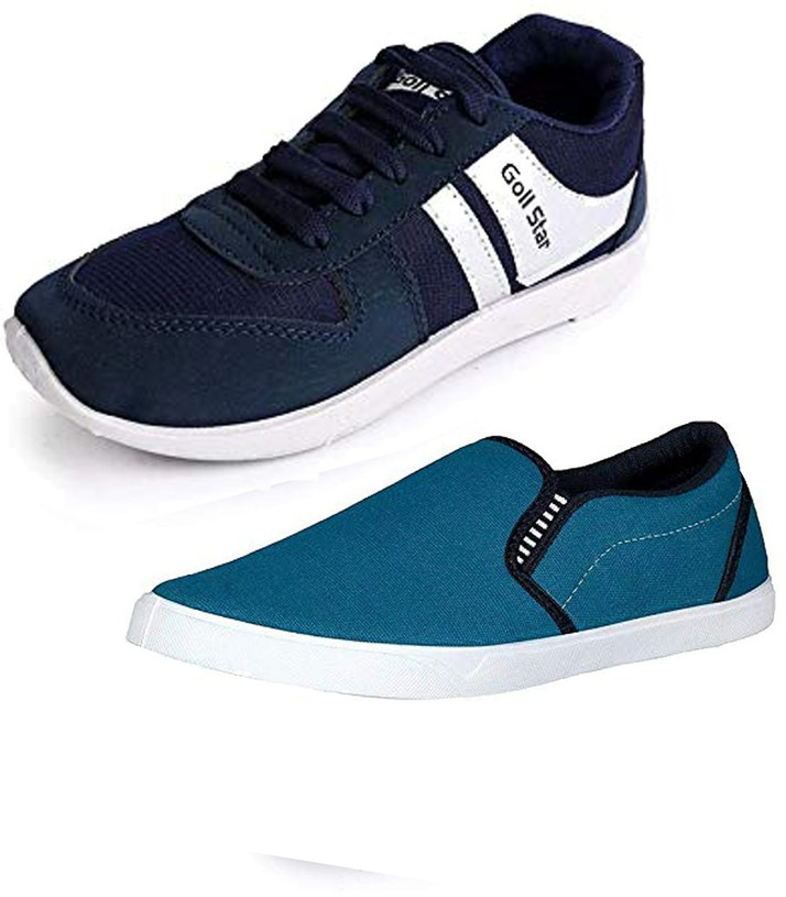 mens navy blue running shoes