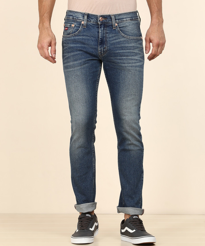 levi's skinny men's blue jeans