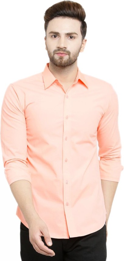 light orange shirt mens