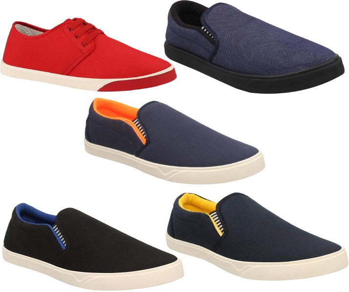 Chevit Combo Pack of 5 Casual Shoes 
