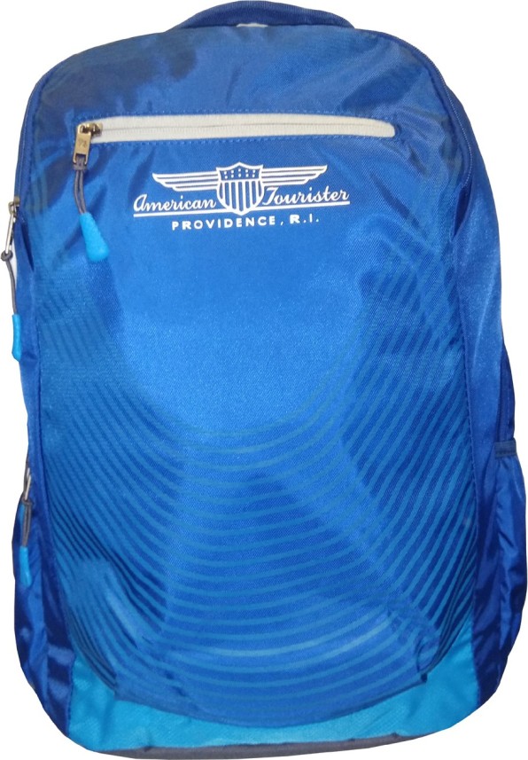 american tourister navy blue backpack