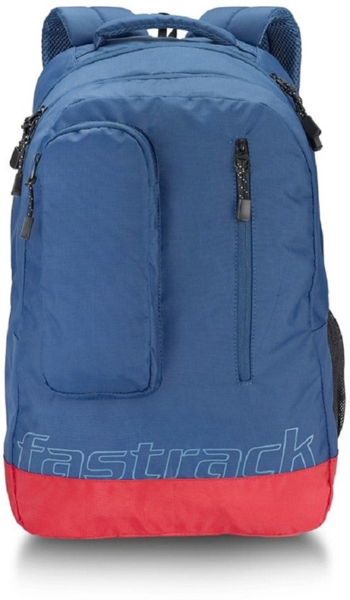 fastrack blue backpack