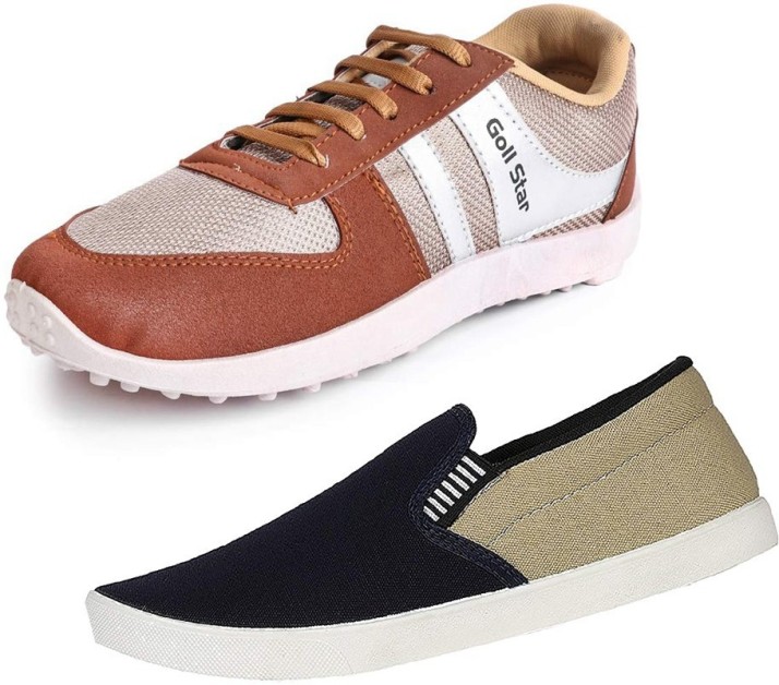 cream casual shoes