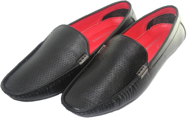 Coralhawk Black Loafer Shoes Italian 