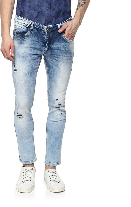 Spykar Skinny Men Blue Jeans - Buy 