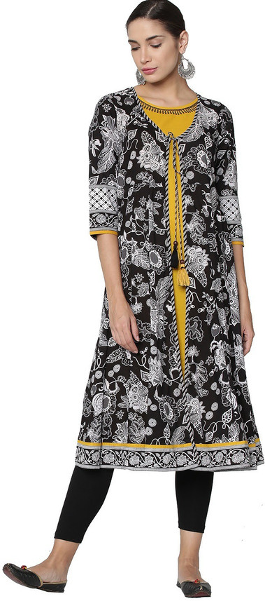Morpankh Women Printed Anarkali Kurta