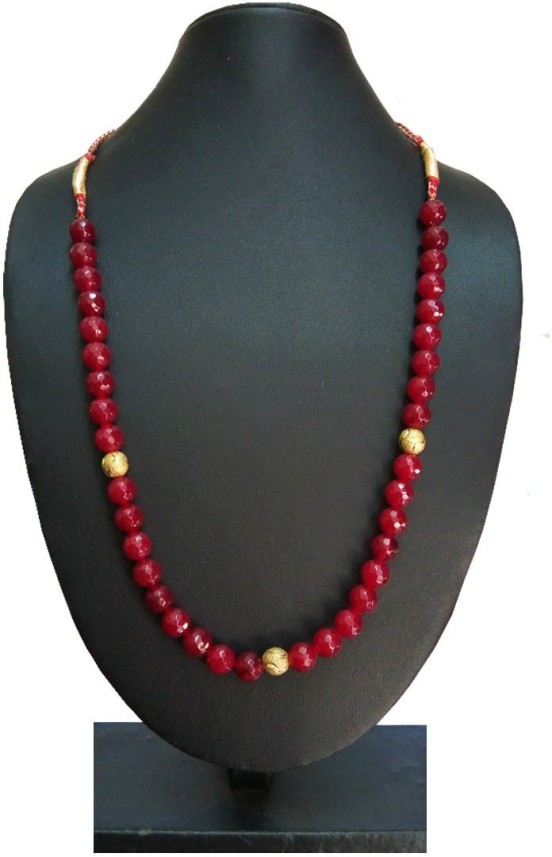 red agate beads