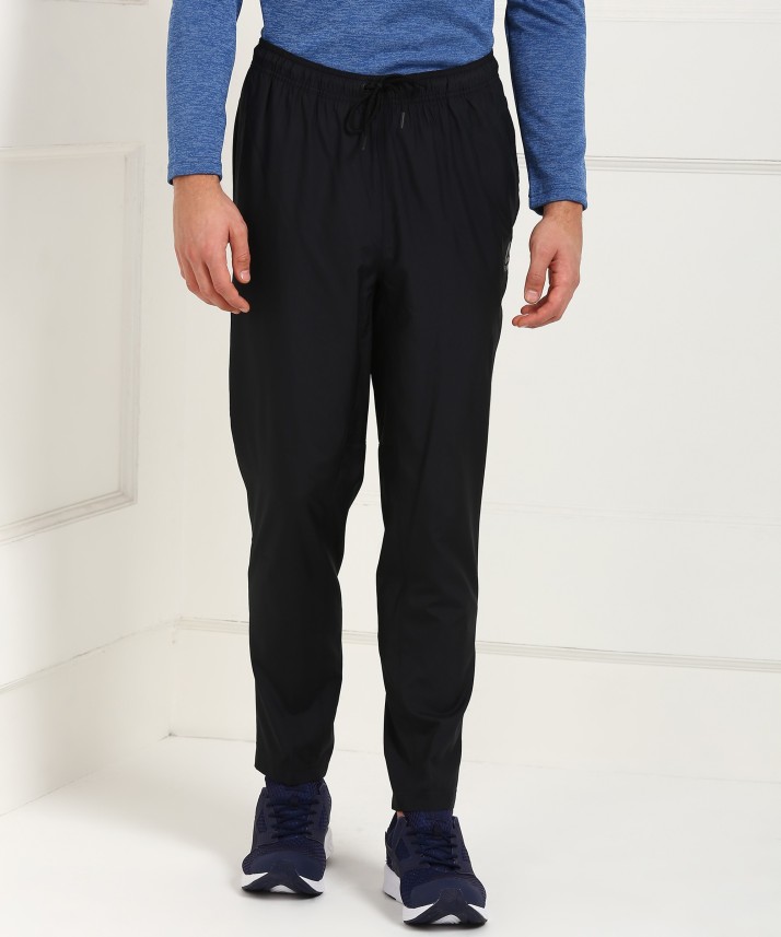 reebok solid men's track pants