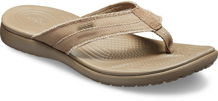 brown crocs flip flops