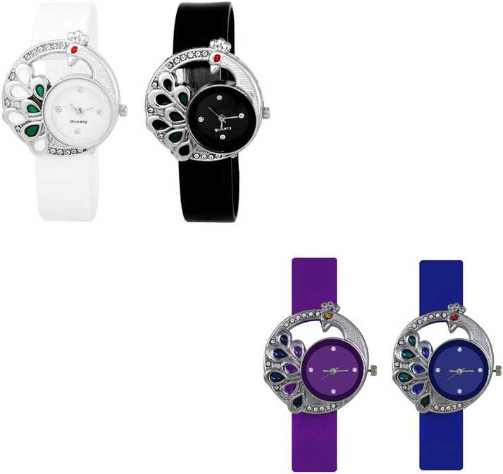 Relief New Stylish Design 4 Colorful Leather Watch For Girls And Women Beautiful Hand Analog Watch For Girls Buy Relief New Stylish Design 4 Colorful Leather Watch For Girls And