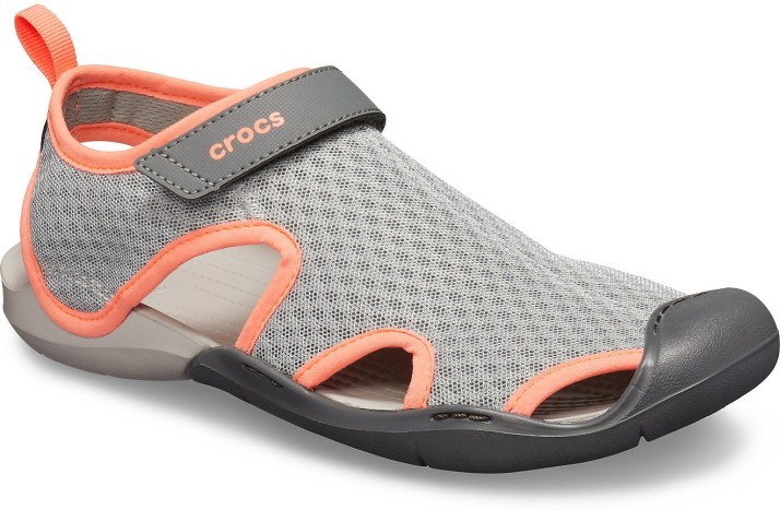 grey crocs women