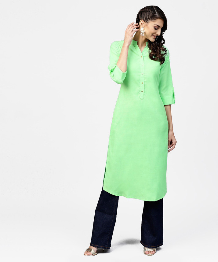 Libas solid women's pathani kurta Clearance