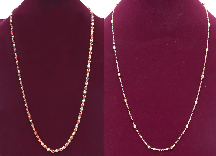 Golden Moti Mala Combo Of 2 Mala for 