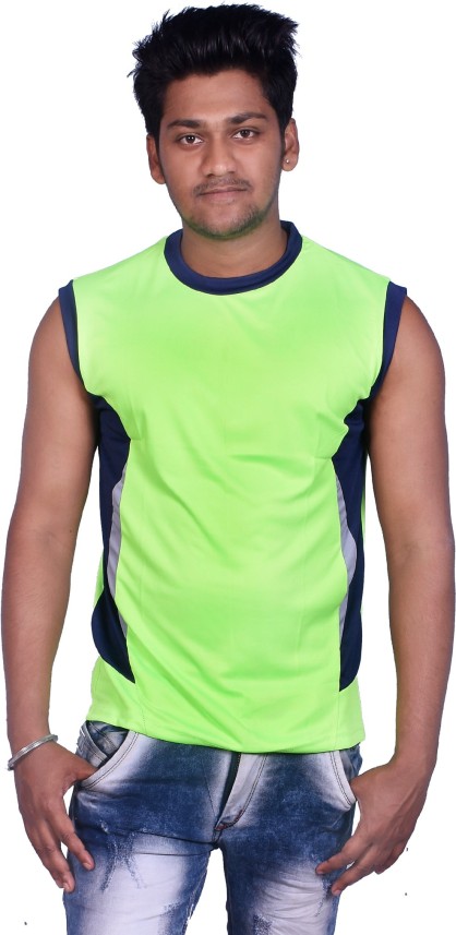 sleeveless t shirts flipkart