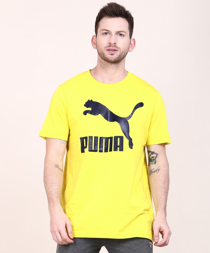puma t shirt yellow
