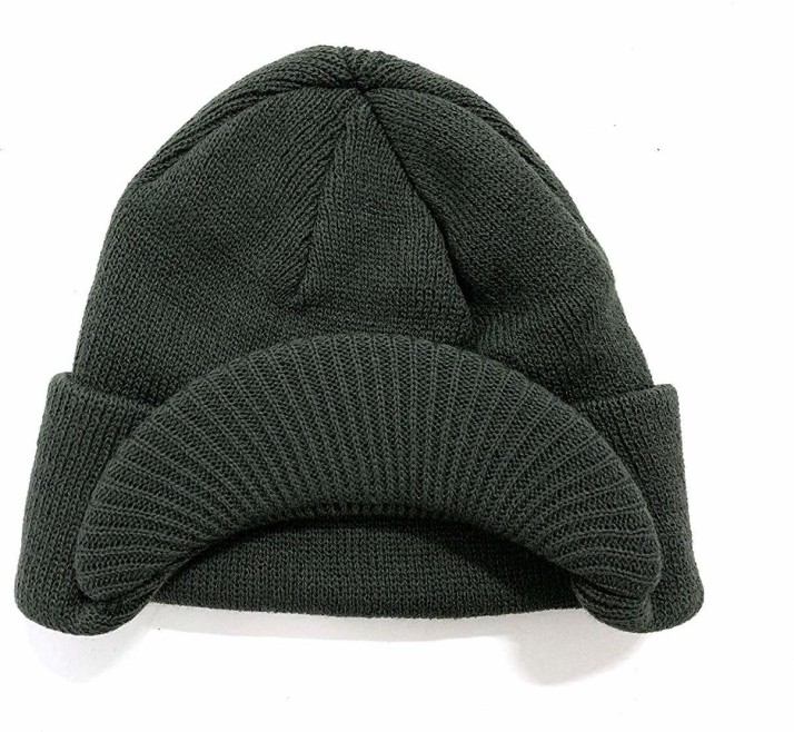 wool peaked cap