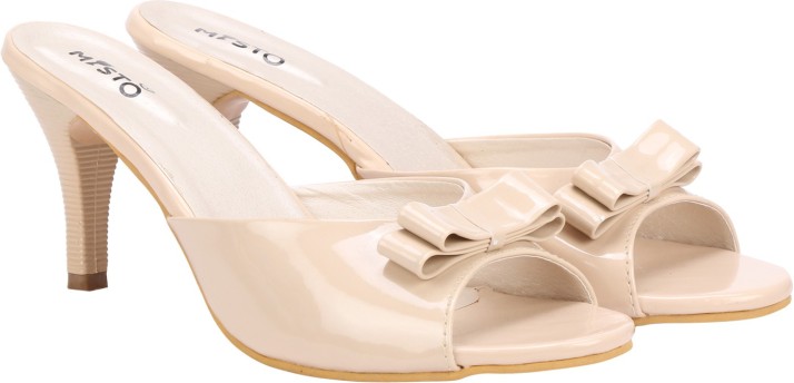 cream color heels